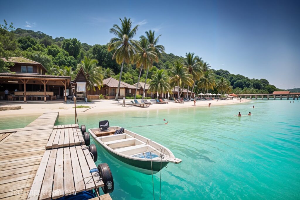 hotel near Perhentian Islands - boat view