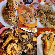 seafood di pasar malam semporna