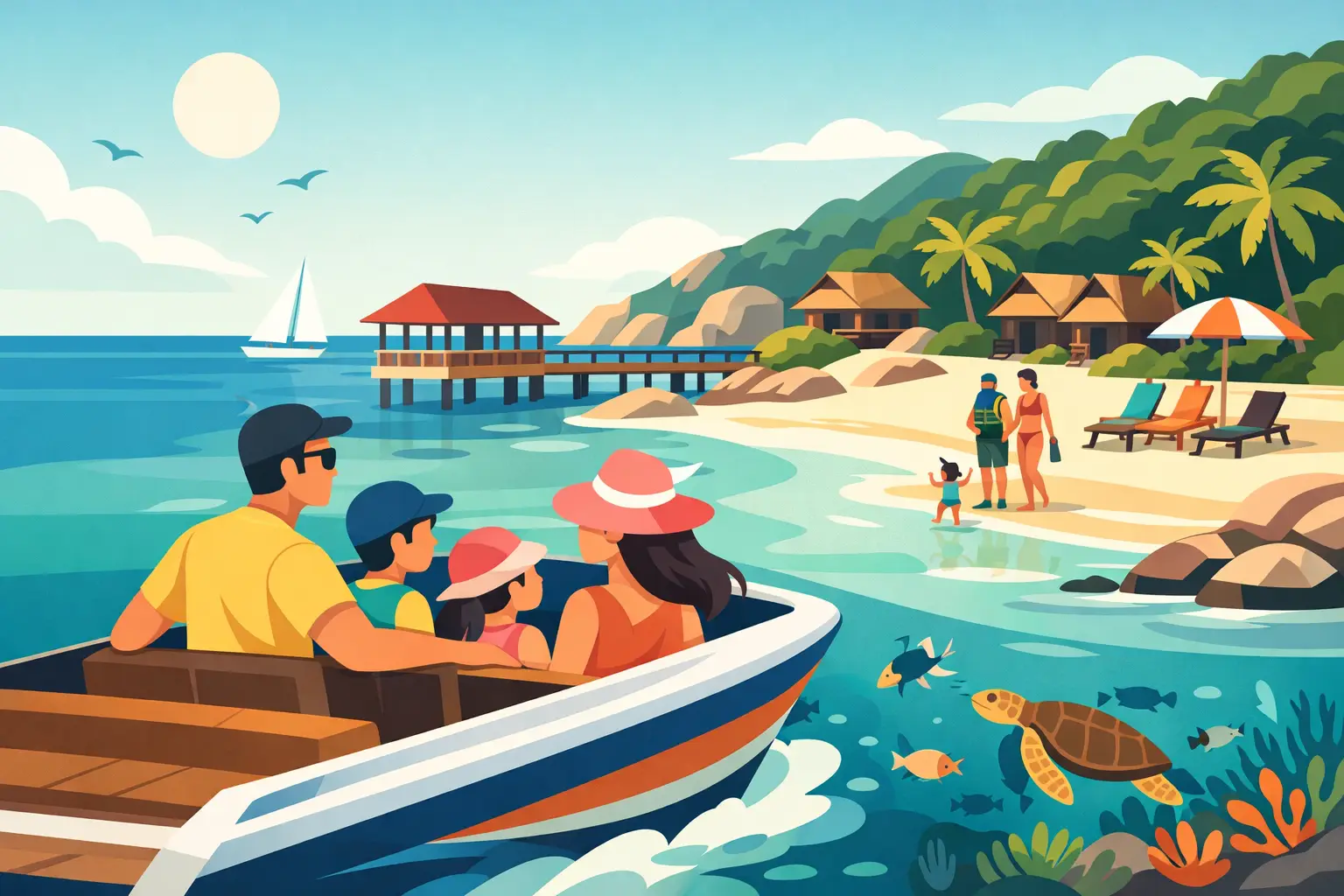 Pakej Pulau Perhentian Keluarga yang Berbaloi