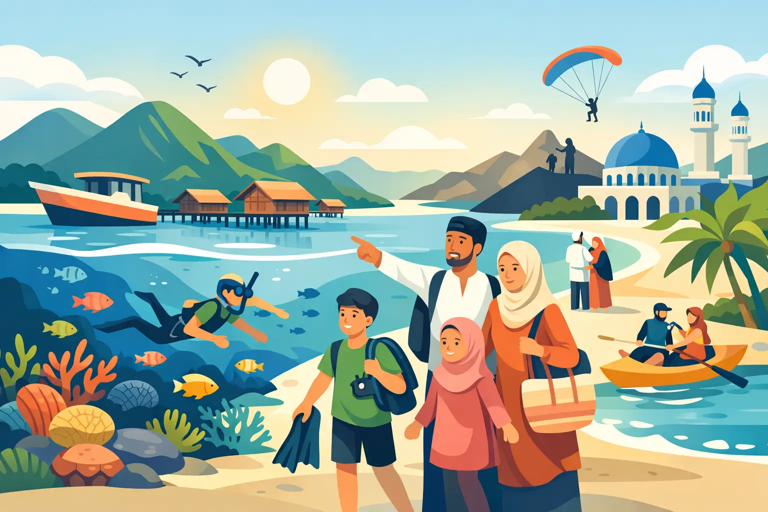 9 Aktiviti Semporna Untuk Keluarga Muslim
