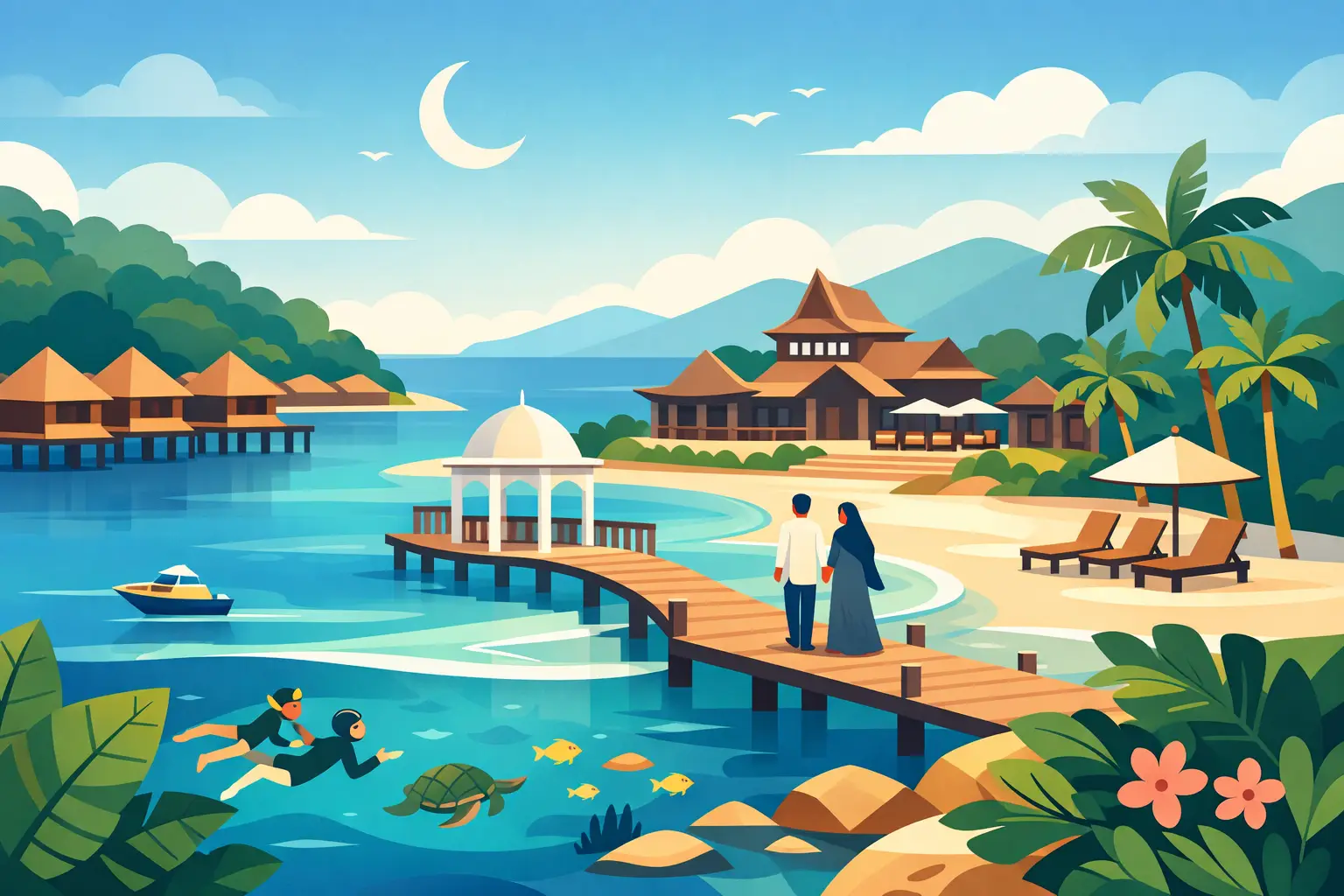 Resort Perhentian Mesra Muslim Terbaik