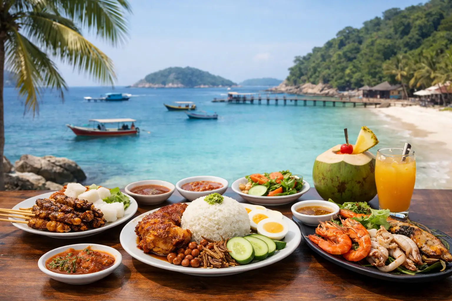 Makanan Halal Pulau Perhentian untuk Percutian