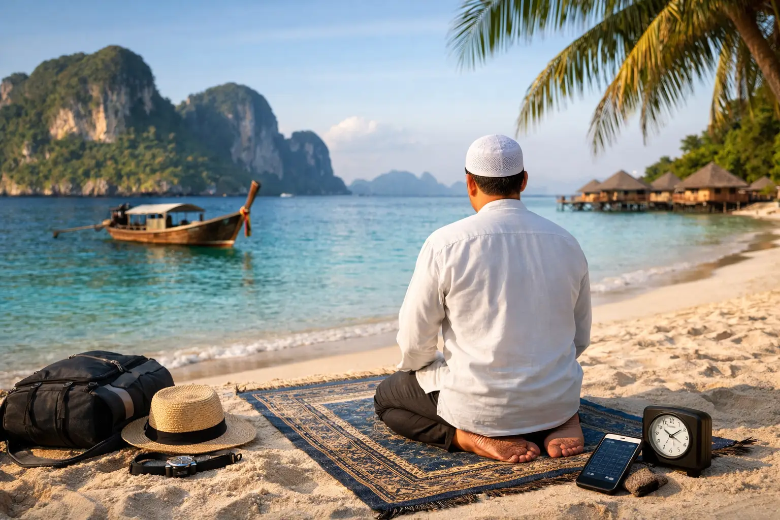Jadual Solat Semasa Bercuti Pulau Tanpa Kelam-Kabut